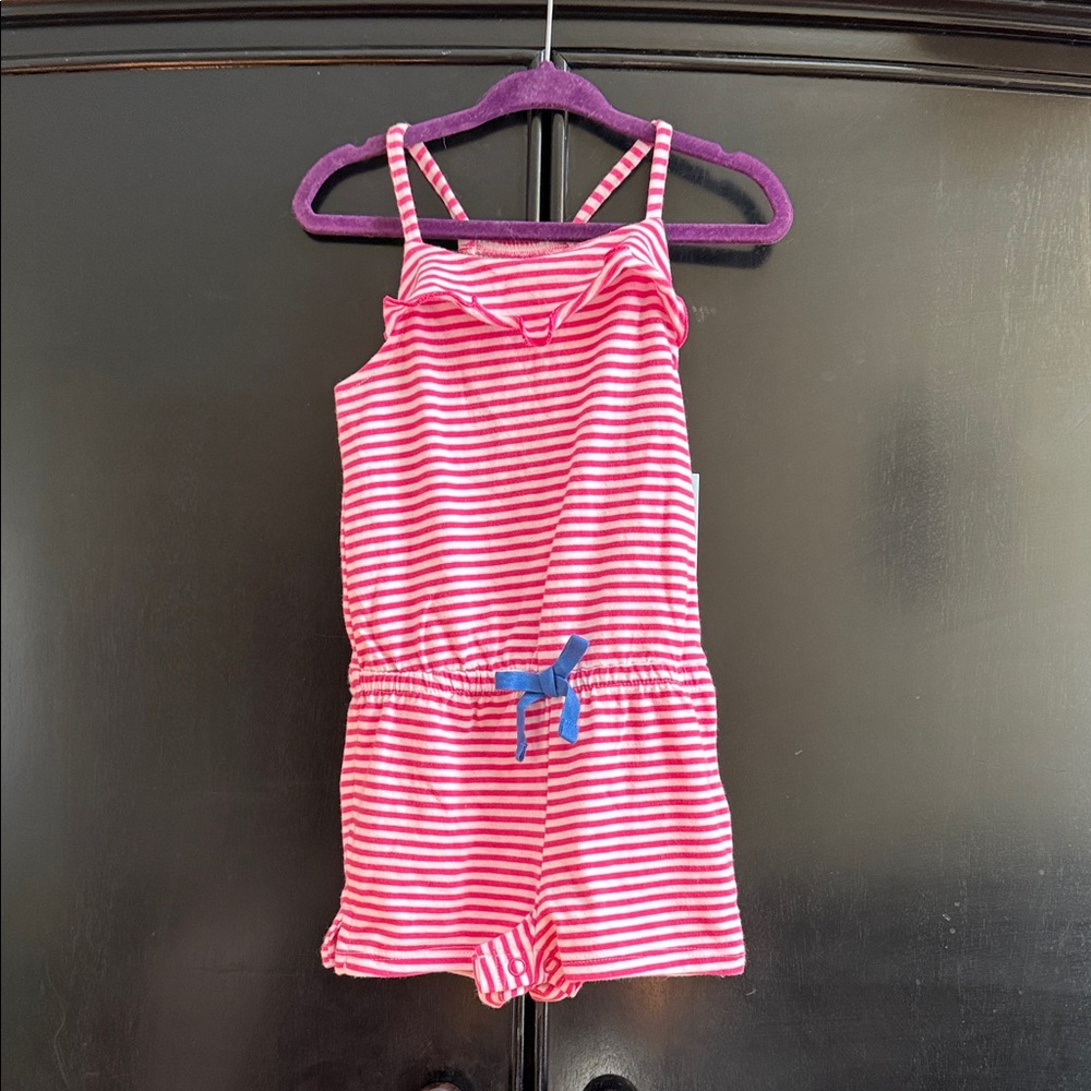 Cat and Jack Striped Pink Kids Romper size 18m